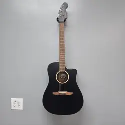 FENDER REDONDO SPECIAL ACOUSTIC GUITAR JETTY BLACK FINISH MOVING SALE