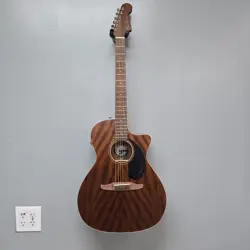 FENDER NEWPORTER SPECIAL ACOUSTIC GUITAR ALL MAHOGANY MOVING SALE
