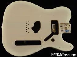 FENDER PLAYER II TELECASTER TELE BODY, CHAMBERED ASH WHITE BLONDE.