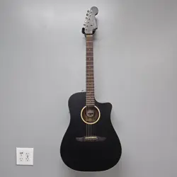 FENDER REDONDO SPECIAL ACOUSTIC GUITAR MATTE BLACK FINISH MOVING SALE