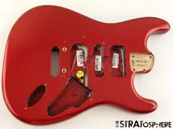 FENDER AMERICAN ULTRA II STRATOCASTER STRAT BODY USA GUITAR PART SINISTER RED.
