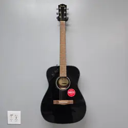 FENDER CC-60S CONCERT V2 ACOUSTIC GUITAR BLACK FINISH MOVING SALE
