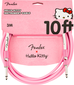 FENDER X HELLO KITTY GUITAR INSTRUMENT CABLE - 10FT