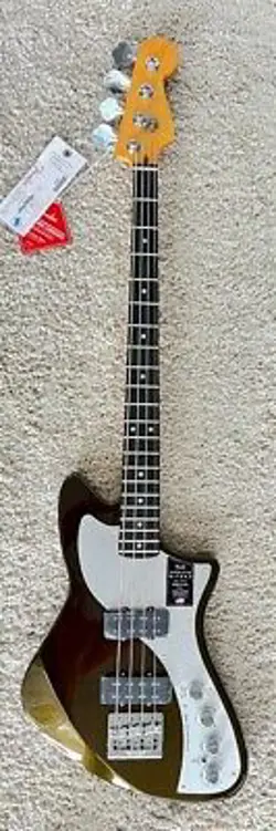 FENDER AMERICAN ULTRA II METEORA® BASS, EBONY FINGERBOARD, TEXAS TEA   HS CASE