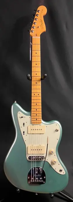 FENDER AMERICAN PROFESSIONAL II JAZZMASTER ELECTRIC GUITAR MYSTIC SURF GREEN W/