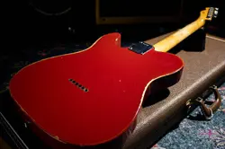FENDER CUSTOM SHOP 1963 TELECASTER RELIC FIESTA RED 2007 SAFE DELIVERY FROM JAPA