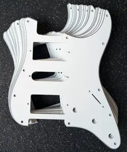 WHITE HSH PICKGUARD