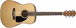FENDER CD-60 DREADNOUGHT V3 W/CASE, WALNUT FINGERBOARD, NATURAL