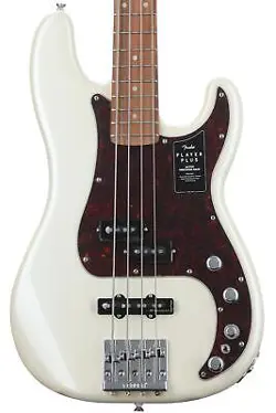 FENDER PLAYER PLUS ACTIVE PRECISION BASS - OLYMPIC PEARL WITH PAU FERRO