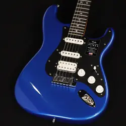NEW FENDER / AMERICAN ULTRA II STRATOCASTER HSS EBONY NOBLE BLUE S/N:US240028751