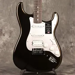 NEW FENDER / AMERICAN ULTRA II STRATOCASTER HSS EBONY TEXAS TEA S/N US240020384