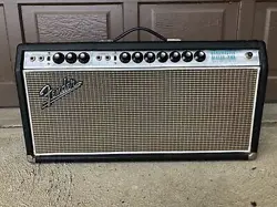 VINTAGE 1969 FENDER BANDMASTER REVERB GUITAR AMPLIFIER HEAD