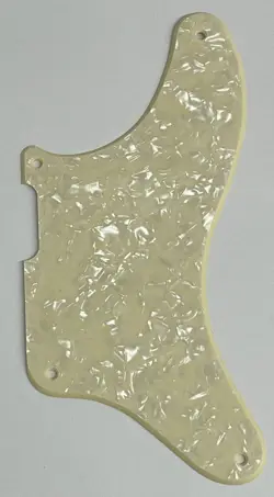 GUITAR PICKGUARD FOR FENDER TELE LA CABRONITA MEXICAN.1 PLY CREAM PEARL