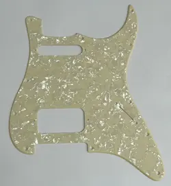 GUITAR PICKGUARD FOR FENDER US 11 SCREW HOLE HS REPLACEMENT 1 PLY CREAM PEARL