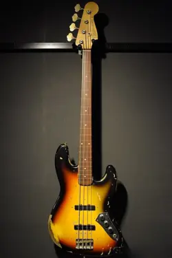 *NEW* 2024 FENDER CUSTOM SHOP JACO PASTORIUS FRETLESS JAZZ BASS SUNBURST RELIC