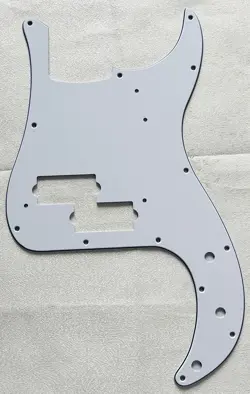 CUSTOM FOR FENDER 62 PRECISION P BASS STYLE GUITAR PICKGUARD 3-PLY WHITE