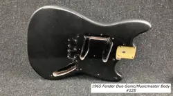 1965 FENDER DUO-SONIC / MUSICMASTER BODY REFINISHED VINTAGE BODY