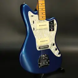 FENDER AMERICAN ULTRA JAZZMASTER MAPLE COBRA BLUE S/N US23033575 ELECTRIC GUITAR