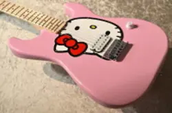 SQUIER BY FENDER LIMITED EDITION HELLO KITTY STRATOCASTER  ELECTRIC GUITAR NEW