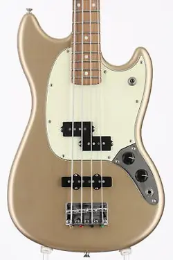 FENDER MEXICO PLAYER MUSTANG BASS PJ FIREMIST GOLD [SN MX19210094]