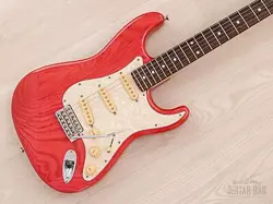 2010 FENDER STRATOCASTER ‘62 VINTAGE REISSUE ST62/ASH/MH TRANSPARENT PINK