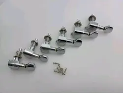 2007 STARCASTER BY FENDER TUNERS 6 IN LINE CHROME 45⁰ TABS