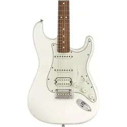 FENDER PLAYER STRATOCASTER HSS PAU FERRO FINGERBOARD ELECTRIC GUITAR POLAR WHITE