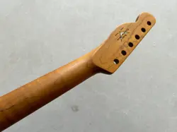 22 FRET ROASTED FLAME MAPLE GUITAR NECK FOR DIY FENDER TELECASTER NECK PARTS