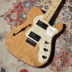 FENDER MADE IN JAPAN TRADITIONAL 70S TELECASTER THINLINE MAPLE NATURAL #GGEC5