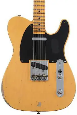 FENDER CUSTOM SHOP '52 TELECASTER RELIC - AGED NOCASTER BLONDE