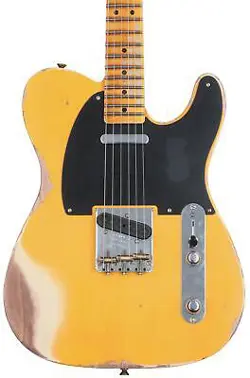 FENDER CUSTOM SHOP '52 TELECASTER HEAVY RELIC - AGED NOCASTER BLONDE
