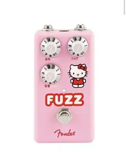 NEW FENDER HELLO KITTY FUZZ GUITAR EFFECT PEDAL SANRIO PINK