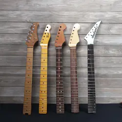 CORT JACKSON FENDER AND UNBRANDED STRAT NECK LOT ASSORTED DAMAGED NECK LOT