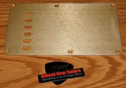 FENDER STRATOCASTER CAVITY PLATE TREMOLO COVER GOLD RELIC GUITAR PARTS STRAT