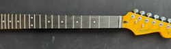 AGED MAPLE/ROSEWOOD ELECTRIC GUITAR NECK FITS FENDER CUSTOM SHOP STRAT W/TUNERS
