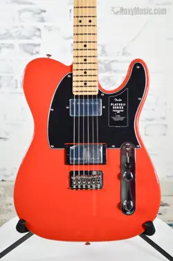 FENDER PLAYER II TELECASTER HH ELECTRIC GUITAR - CORAL RED