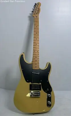 SQUIER BY FENDER 6 STRING 21 FRETS RIGHT HANDED ELECTRIC GUITAR YELLOW