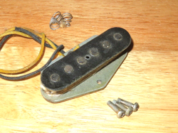 FENDER 1966 GREY BOTTOM SINGLE COIL TELECASTER BRIDGE PICKUP