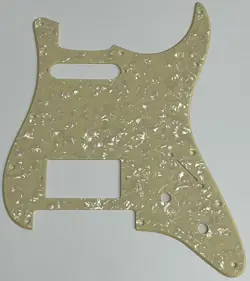 FOR FIT FENDER STRAT FLOYD ROSE TREMOLO HS STYLE GUITAR PICKGUARD CREAM PEARL