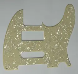 GUITAR PICKGUARD FOR FENDER TELECASTER BRENT MASON STYLE,1 PLY CREAM PEARL