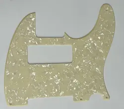ELECTRIC GUITAR PICKGUARD FOR FENDER TELE 5 HOLE P90 STYLE,1 PLY CREAM PEARL