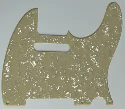 FOR FIT FENDER TELECASTER  VINTAGE 5-HOLE STYLE GUITAR PICKGUARD CREAM PEARL
