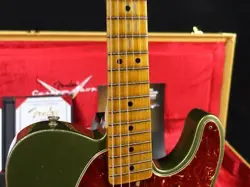 FENDER CUSTOM SHOP MBS DOUBLE VISION TELECASTER JOURNEYMAN RELIC AGED MOSS GREEN