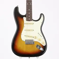 FENDER JAPAN ST62-TX 3-TONE SUNBURST 2010-2012 USED ALDER BODY W/SOFT CASE