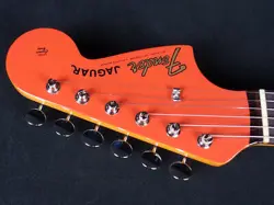 FENDER FSR MADE IN JAPAN TRADITIONAL II 60S JAGUAR FIESTA RED MACHINING HEAD