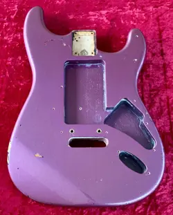 1991 FENDER JEFF BECK ARTIST SERIES STRATOCASTER BODY MIDNIGHT PURPLE USA RARE