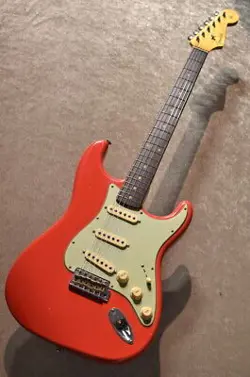 FENDER CUSTOM SHOP 1960 STRATOCASTER JOURNEYMAN RELIC 57 V SHAPE NECK FIESTA RED