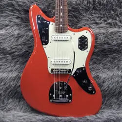 FENDER FSR MADE IN JAPAN TRADITIONAL II 60S JAGUAR RW FIESTA RED MATCHING HEAD