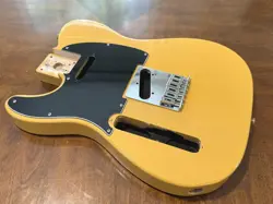 LEFT HAND FENDER PLAYER TELECASTER ALDER BUTTERSCOTCH BLONDE BODY BLACKGUARD