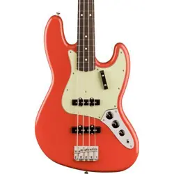FENDER VINTERA II '60S JAZZ BASS ROSEWOOD - FIESTA RED